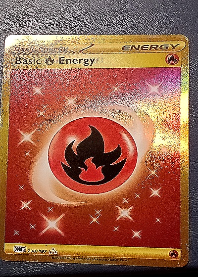 2023 Pokémon SV03 Obsidian Flames #230 Basic Fire Energy — front