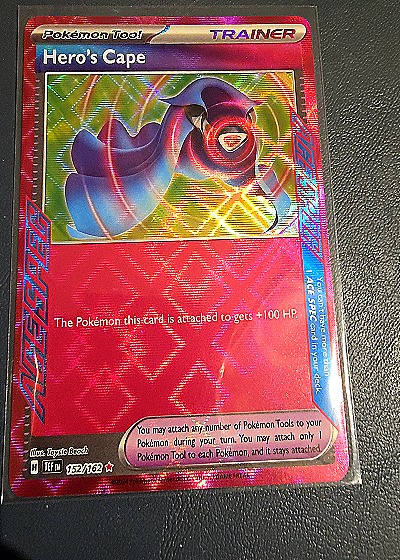 2022 Pokémon Temporal Forces #152 Hero's Cape — front