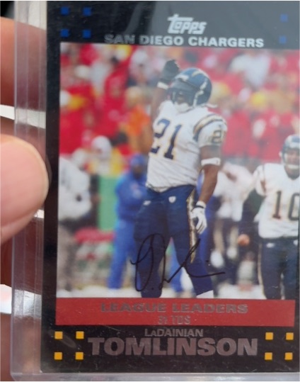 2007 Topps #404 LaDainian Tomlinson — front