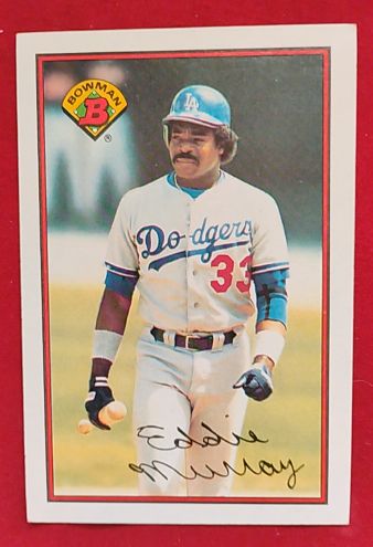 1989 Bowman #346 Eddie Murray — front