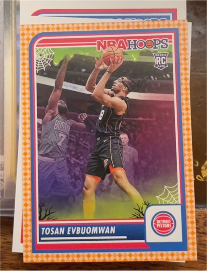 2023-24 Panini Haunted Hoops #133 Tosan Evbuomwan — front