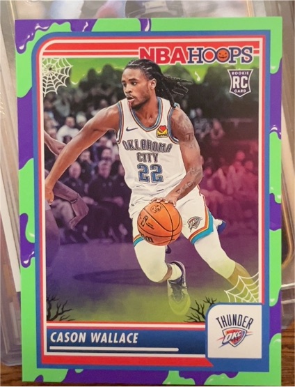 2023-24 Panini NBA Haunted Hoops #76 Cason Wallace RC — front