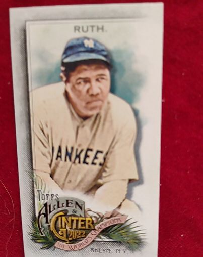 2022 Topps Allen & Ginter #42 Babe Ruth — front