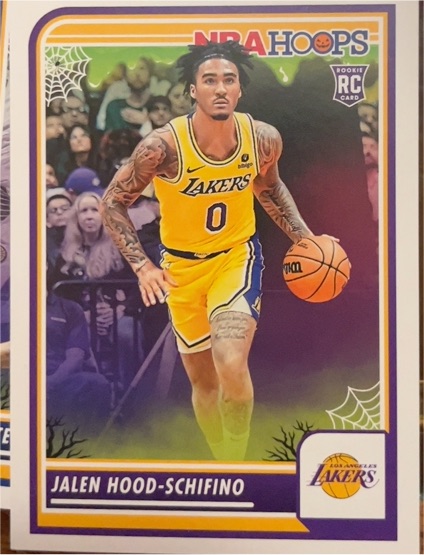 2023-24 Panini Haunted Hoops #19 Jalen Hood-Schifino — front