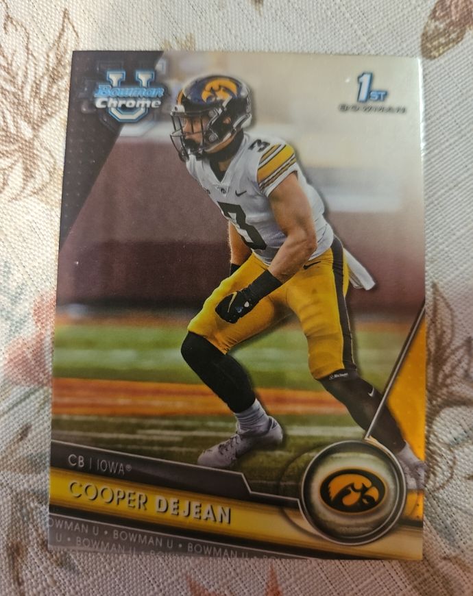 2023 Bowman University Chrome #27 Cooper DeJean — front