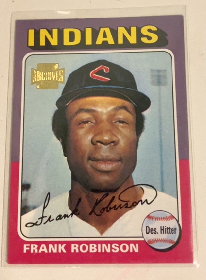2001 Topps Archives #139 Frank Robinson — front