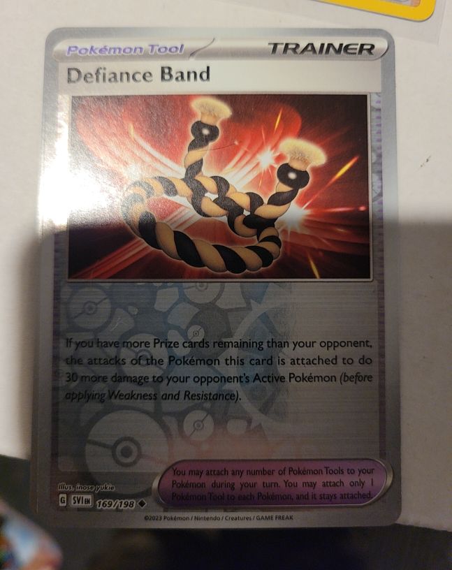 2023 Pokémon Scarlet & Violet #169 Defiance Band — front