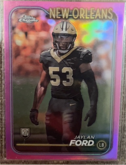 2024 Topps Chrome #269 Jaylan Ford — front