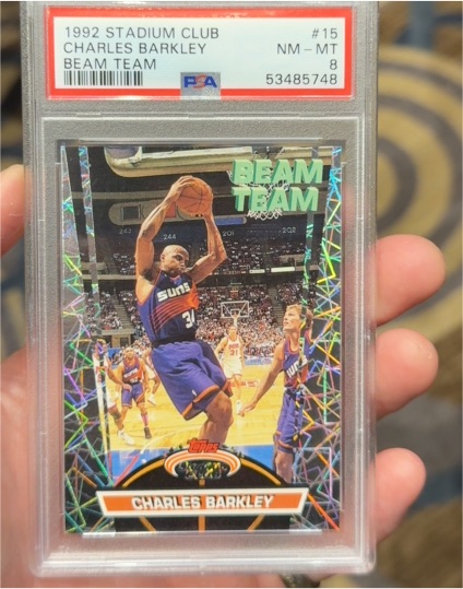 1992 Topps Stadium Club Beam Team #15 Charles Barkley — front