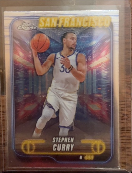 2024-25 Topps Chrome #187 Stephen Curry — front