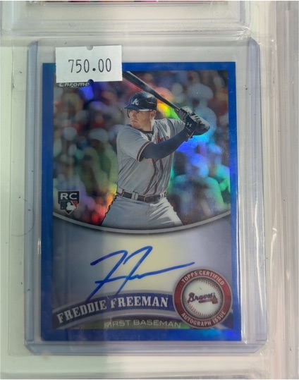 2011 Topps Chrome #173 Freddie Freeman — front