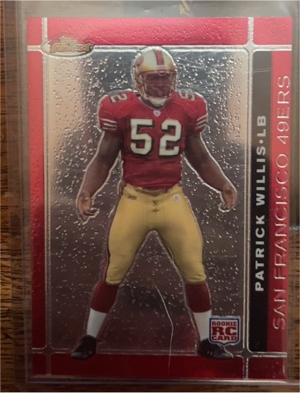 2007 Topps Finest #149 Patrick Willis Rookie Card — front