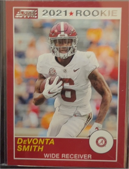 2021 Panini Score #63 DeVonta Smith Rookie — front