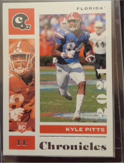 2021 Panini Chronicles Draft Picks #18 Kyle Pitts — front