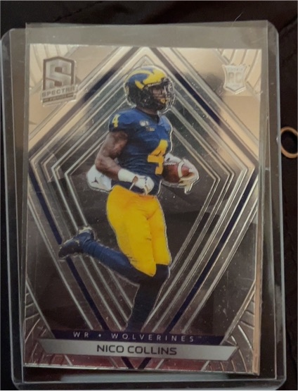 2021 Panini Chronicles Draft Picks Spectra #299 Nico Collins — front