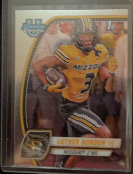 2024 Bowman University Chrome #123 Luther Burden III — front