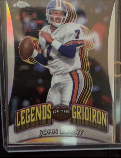2024 Topps Chrome #LOG-11 John Elway Legends of the Gridiron — front
