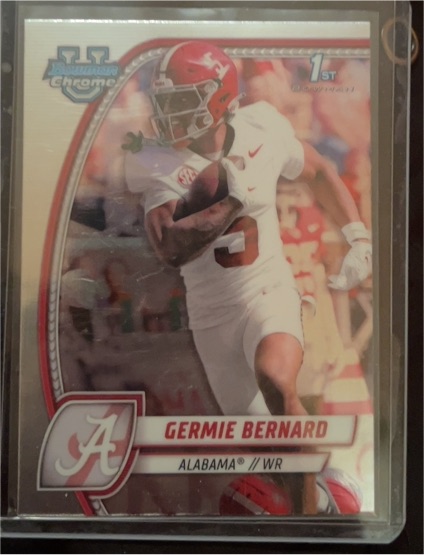 2024 Bowman Chrome University #156 Germie Bernard — front