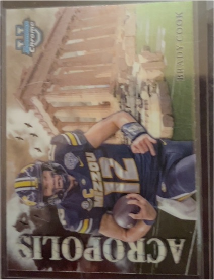 2024 Bowman University Chrome Acropolis #A-10 Brady Cook — front