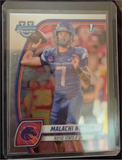2024 Bowman University Chrome #196 Malachi Nelson — front