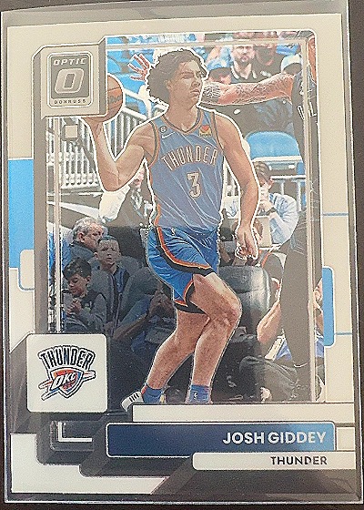 2022-23 Donruss Optic #43 Josh Giddey — front
