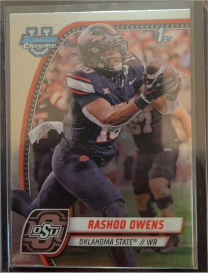 2024 Bowman University Chrome #151 Rashod Owens — front