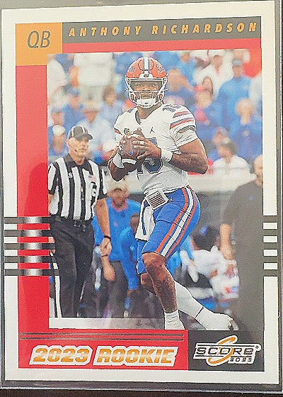 2023 Panini Score 2003 Throwback Rookie #4 Anthony Richardson — front