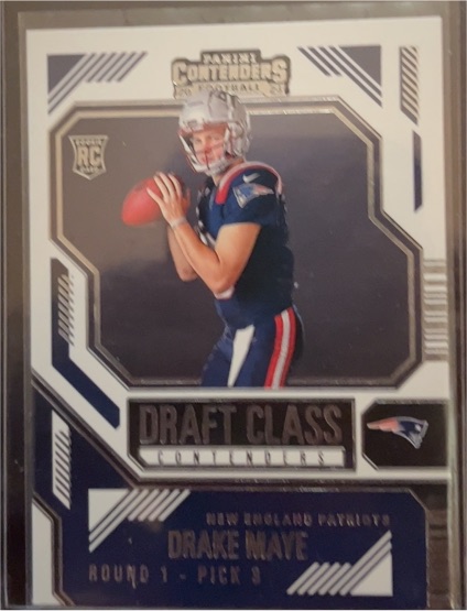 2024 Panini Contenders Draft Class Contenders #3 Drake Maye — front