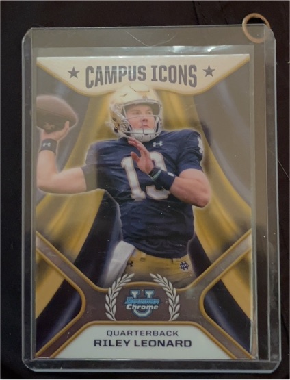 2024 Bowman Chrome University #CI-5 Riley Leonard — front
