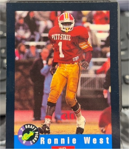 1992 Classic Draft Picks #1 Ronnie West — front