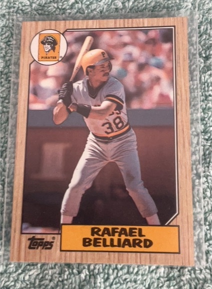 1987 Topps #541 Rafael Belliard — front