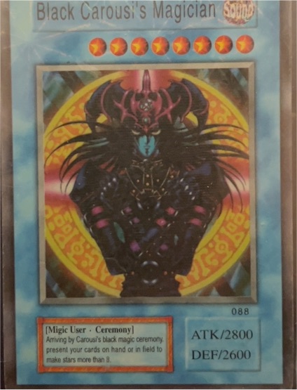 1996 Yu-Gi-Oh! #YU-41 Magician of Black Chaos — front