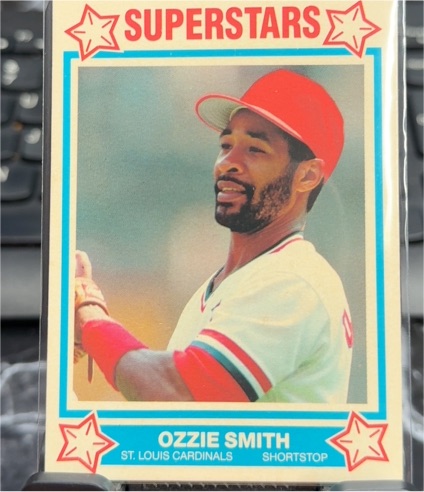 1989 MSA Superstars #1 Ozzie Smith — front