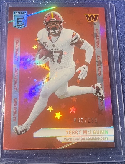2024 Panini Donruss Elite Aspirations Red #095 Terry McLaurin — front