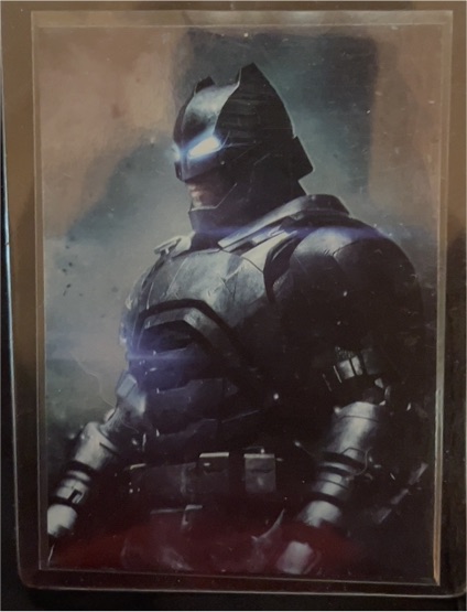 McFarlane DC Multiverse Batman Armor Suit (BvS) Trading Card — front