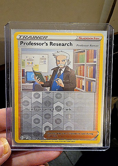2022 Pokémon TCG Brilliant Stars #147 Professor's Research (Professor Rowan) — front