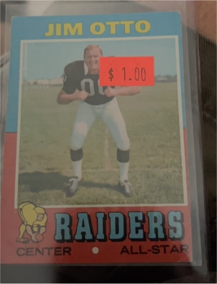 1971 Topps #151 Jim Otto — front