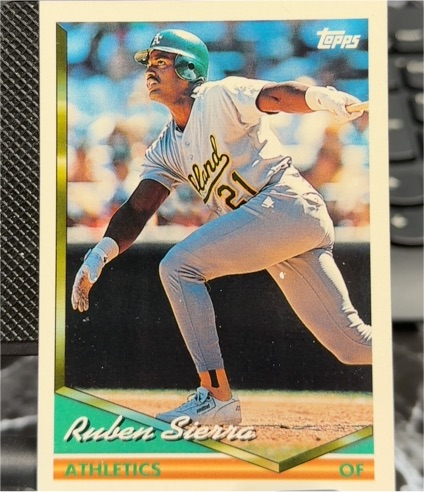 1994 Topps #680 Ruben Sierra — front
