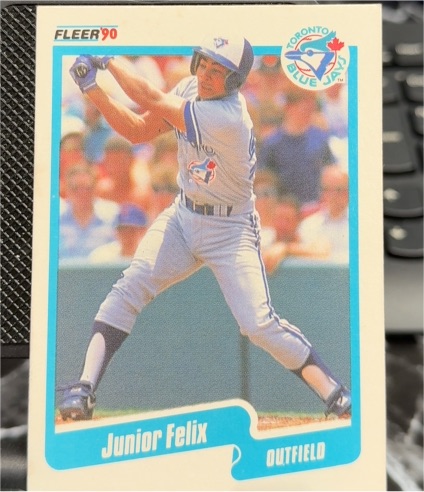 1990 Fleer #79 Junior Felix — front