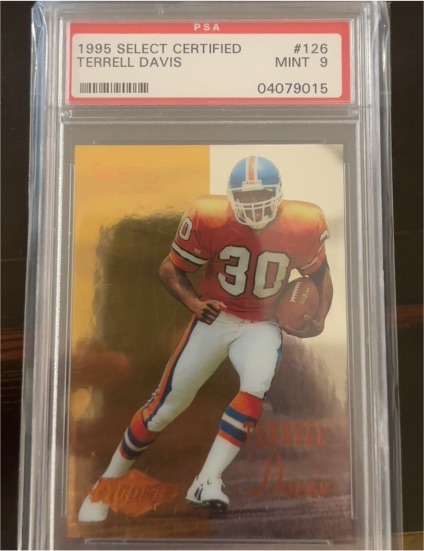 1995 Select Certified #126 Terrell Davis — front