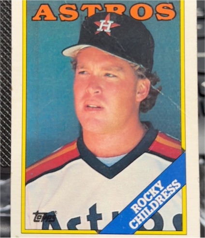 1988 Topps #643 Rocky Childress — front