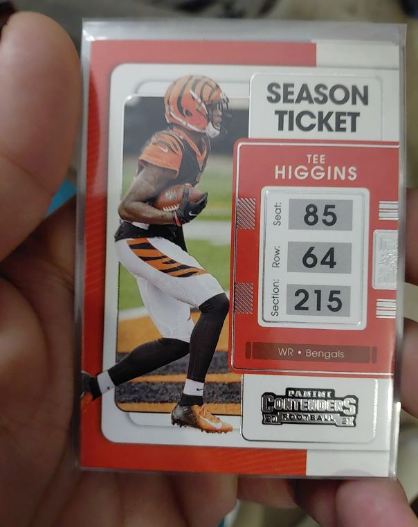 2021 Panini Contenders #20 Tee Higgins — front