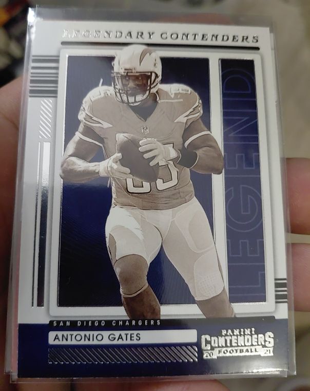 2021 Panini Contenders #LGD-AGA Antonio Gates Legendary Contenders — front