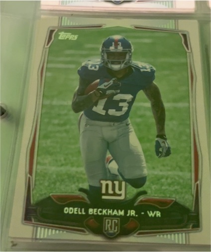 2014 Topps Chrome #117 Odell Beckham Jr. — front