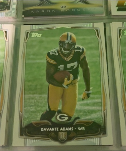 2014 Topps #337 Davante Adams Rookie Card — front