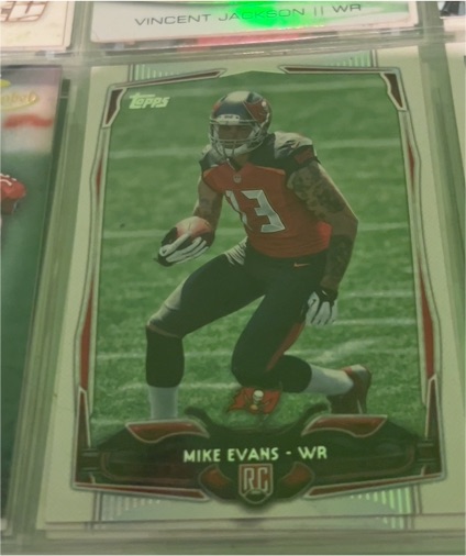 2014 Topps #387 Mike Evans — front