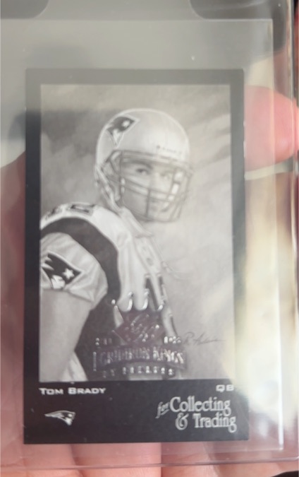 2002 Donruss Gridiron Kings 1894 Mini #MC-3 Tom Brady — front