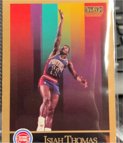 1990-91 SkyBox #93 Isiah Thomas — front