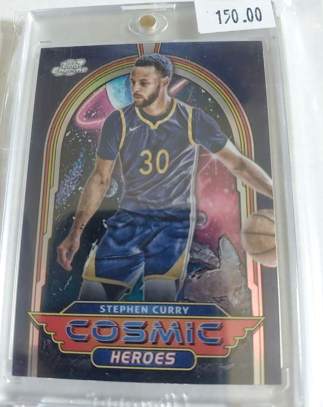 2024 Topps Chrome Cosmic #CH-15 Stephen Curry Cosmic Heroes — front