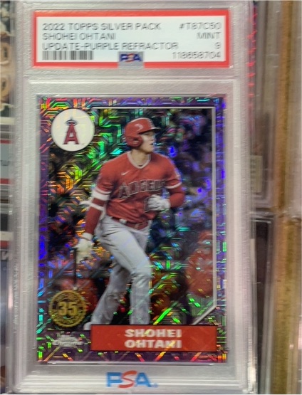 2022 Topps Update Silver Pack #T87C-50 Shohei Ohtani — front